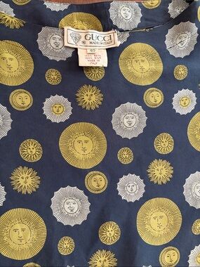 Vintage Gucci silk top